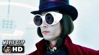 Willy Wonka Tour Scene  CHARLIE AND THE CHOCOLATE FACTORY 2005 Johnny Depp Movie CLIP HD [upl. by Tigges]