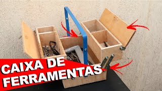 Fabricando uma caixa de ferramenta para guardar suas ferramentas caseiro [upl. by Devy]