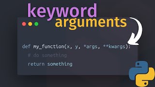 Why ARGS and KWARGS are Useful in Python [upl. by Eedolem]