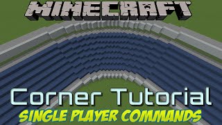 Minecraft Tutorial  Advanced Stadium Corners [upl. by Haliled235]