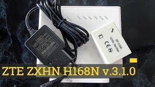 ZTE ZXHN H168N v310 VDSL [upl. by Danialah]