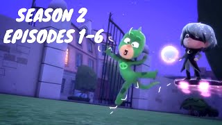 PJ Masks Season 2 Full Episodes  Episodes 16 [upl. by Towrey]