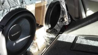 Rockford T2 13s on Two Fosgate T2500s Badass Subs [upl. by Arikat]