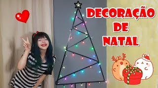 DIY  DECORAÇÃO DE NATAL [upl. by Gosnell300]