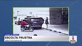 Un mexicano frustró un robo con pistola lanzándose sobre el ladrón y forcejeando con él [upl. by Onivla]