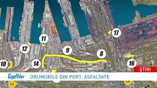 Drumuri asfaltate Port Constanta [upl. by Margaretta]