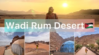 Wadi Rum DesertJordan  holiday March 2024 day 7 Martian tents 6hours Jeep Tour [upl. by Artimid115]