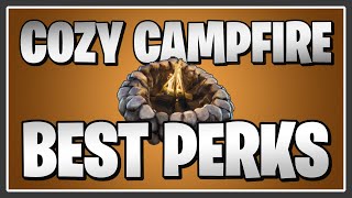 The BEST PERKS for the Cozy Campfire in Fortnite Save the World [upl. by Alyos]