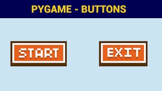 PyGame Beginner Tutorial in Python  Adding Buttons [upl. by Madelina552]