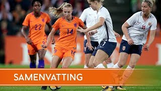 Highlights OranjeLeeuwinnen  Noorwegen 24102017 [upl. by Nadabb]