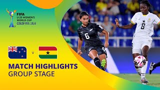 New Zealand v Ghana  FIFA U20 Womens World Cup Colombia 2024  Match Highlights [upl. by Atsirhcal331]