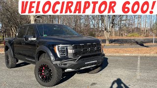 Hennessey VelociRaptor 600 Ford F150 POV Start Up Test Drive Walkaround and Review [upl. by Einwahs382]