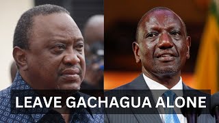 Uhuru Kenyatta responds to Gachaguas impeachment with a message for Ruto [upl. by Dame]