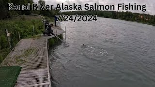 Alaska Kenai River salmon fishing July 24 2024 [upl. by Noryt]