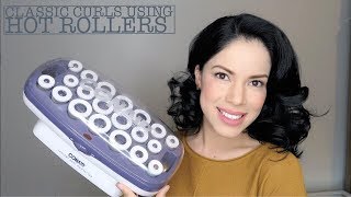 How to use Hot Rollers to get Classic Curls [upl. by Eiclek784]