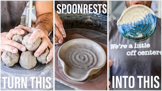 How to make a SPOONREST  EASY Clay Project [upl. by Aronid]