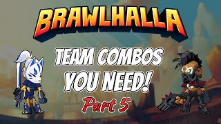 Hattori x Barraza Team Combos You Need  Brawlhalla Tutorial [upl. by Beedon162]