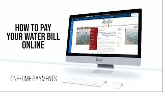 How to Pay Your Water Bill Online  One Time Payments [upl. by Yenruoc]