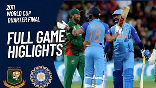 IND VS BAN WORLDCUP 2015 Quarter Final  Full Game Highlights [upl. by Markland]