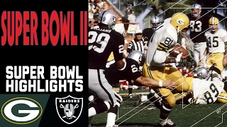 Super Bowl II Recap Packers vs Raiders  NFL [upl. by Mirak538]