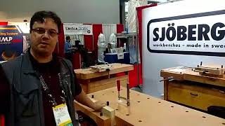 Stumpy Nubs discusses Sjobergs Workbenches at IWF18 [upl. by Harp967]