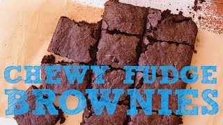 Chewy Fudge Brownies  made with aquafaba [upl. by Annunciata]