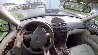 MercedesBenz E320 W211 2002  POV Drive [upl. by Yleik736]