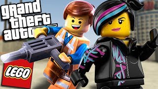 GTA 5 Mods  LEGO MOD w EMMET amp LUCY GTA 5 PC Mods Gameplay [upl. by Nimrak814]