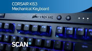 CORSAIR K63 wireless mechanical gaming Keyboard Overview [upl. by Ainegul192]