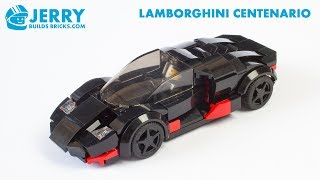 LEGO Lamborghini Centenario instructions MOC 100 [upl. by Oirram]