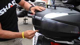 SHAD SH48 Top Case on BMW R1200RT [upl. by Ducan]