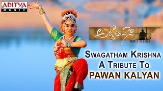 Swagatham Krishna  A Tribute To Pawan Kalyan  Agnyaathavaasi Songs  Anirudh Ravichander [upl. by Candide]