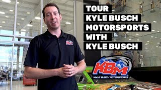 Tour Kyle Busch Motorsports with Kyle Busch [upl. by Humfried]