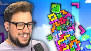 COMPETITIVE MULTIPLAYER TETRIS  Tricky Towers [upl. by Aivin]