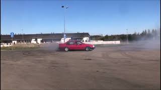 Volvo 940 turbo drifting [upl. by Sinnek]