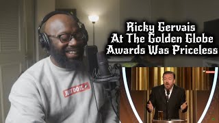 Ricky Gervais Destroyed The WHOLE Industry On At The Golden Globe Awards [upl. by Akerboom]