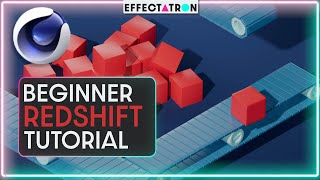 Beginner Tutorial Conveyor Belt Scene C4D S26  Redshift [upl. by Tutt]