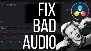 Davinci Resolve Tutorial  How To Fix Audio [upl. by Taber]