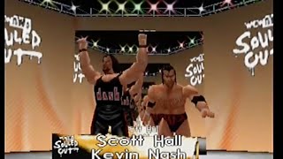 WCWnWo Revenge  “The Outsiders” Scott Hall amp Kevin Nash  Tag Team Title Hard [upl. by Onirotciv]