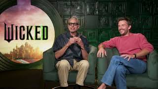 Jonathan Bailey and Jeff Goldblum talk Fiyeros universal appeal the Wicked premiere and more [upl. by Graehme429]