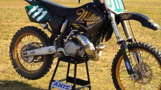 1996 Yamaha YZ250 Danny Hams CDR Miller TwoStroke  Transmoto [upl. by Annai335]