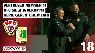 Eiskalter BFC 5 Spiel in Folge ohne Gegentor BFC Dynamo  Chemie Leipzig  Regionalliga Nordost [upl. by Akerdnahs]