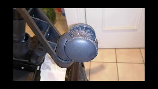 How to clean and remove hair from office chair wheels Easy [upl. by Accebber369]