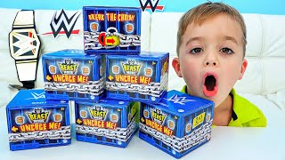 Vlad and Niki Pretend Play with WWE Toys Stories for Kids [upl. by Enytnoel]