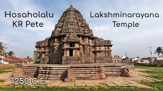 Lakshminarayana Temple Hosaholalu  Krishnarajapet tourism Mandya tourism  Temple Karnataka tourism [upl. by Venable]