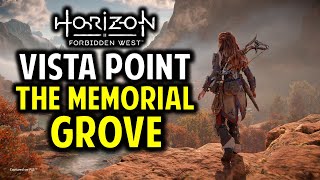 The Memorial Grove Vista Point  Horizon Forbidden West Find Where the Vista Point Image was Taken [upl. by Hsac]