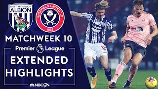 West Brom v Sheffield United  PREMIER LEAGUE HIGHLIGHTS  11282020  NBC Sports [upl. by Ilarrold]