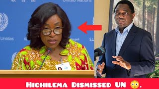 Finally Hichilema Sends Fireworks To UN 😳 [upl. by Cyprus541]