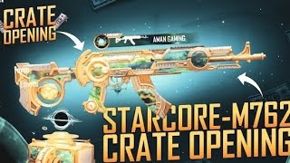 Starcore m762 crate opening BGMI  8000UC  Sab mil gya best crate opening [upl. by Eelegna]