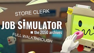 Job Simulator  Full Walkthrough  Store Clerk  Oculus Quest 2 [upl. by Mercier229]